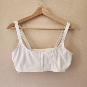 Intimately Free People White Remi Bralette Size Medium